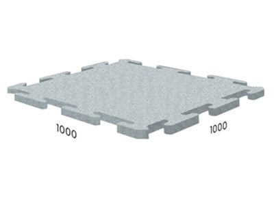 Резиновая плитка Rubblex Sport Puzzle 1000x1000