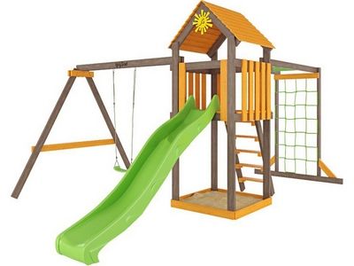 Детская площадка из дерева Игруня 3 DIY