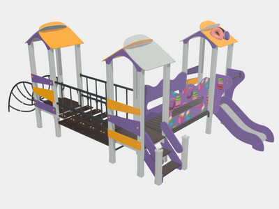 Детский игровой комплекс для улицы TORUDA Лакомка 3D 10211
