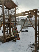 Детский деревянный игровой комплекс А3 модель 3/1