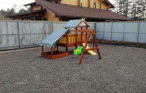Детская игровая площадка Савушка Baby Play-12 яркие качели со спинкой