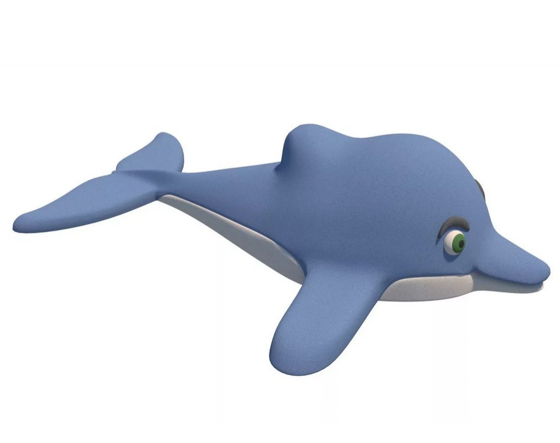Фигура из резиновой крошки Дельфин