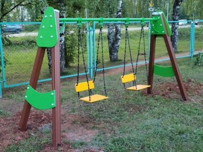 Dřevěná houpačka Polyanka Alexey (Kirov) 20.07.2023