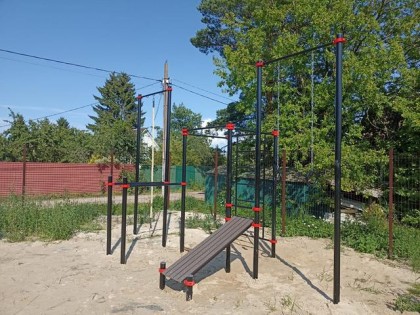 Projekt Workout area pro chatu 1-4 (8 x 6 m) SNT